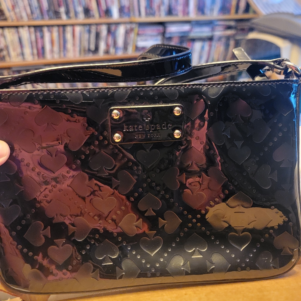 Kate Spade Black Embossed Women's Bag
